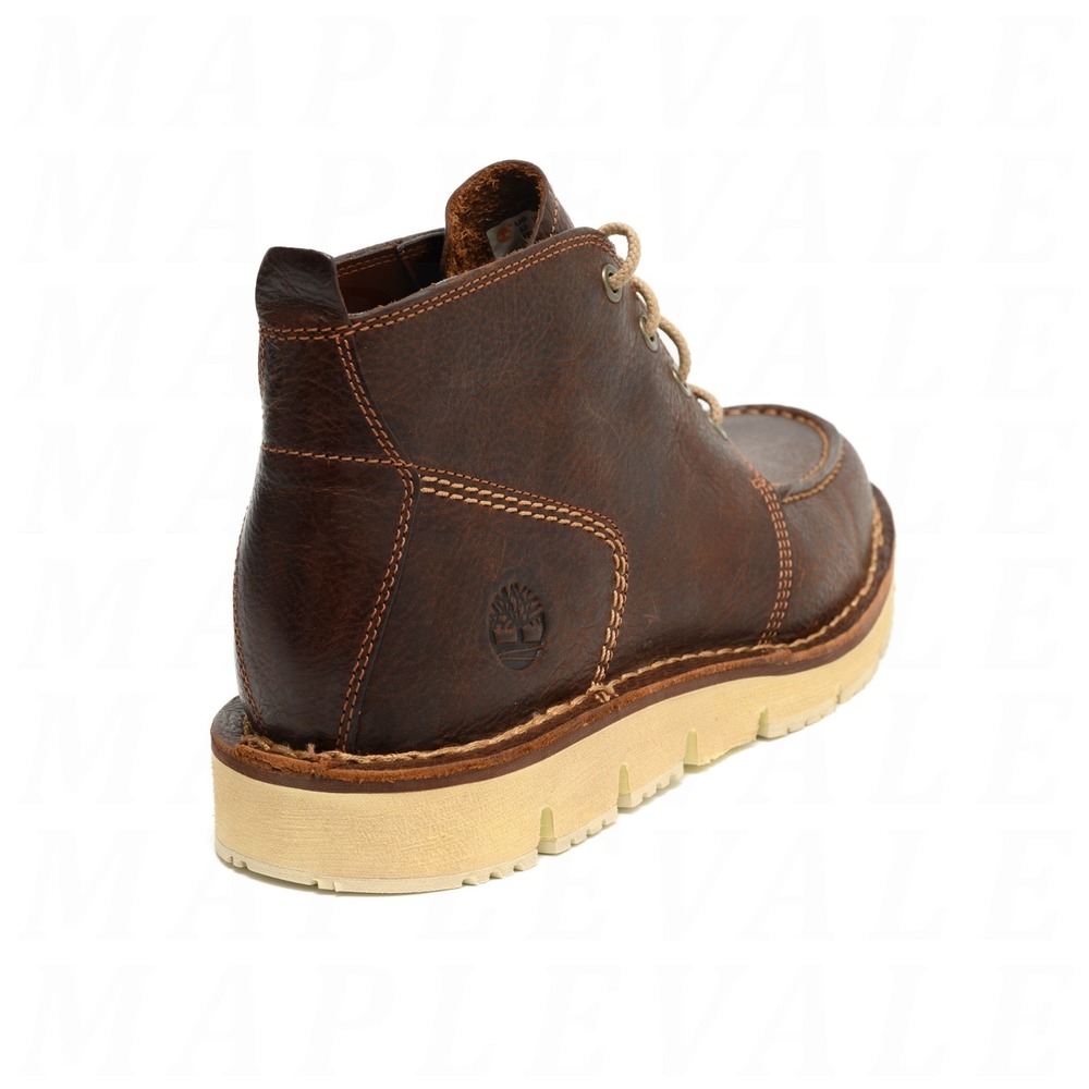 Timberland Westmore Mid Lace Chukka Boots Mens Sz 8 Brown Tortoise Shell Leather - Picture 4 of 9